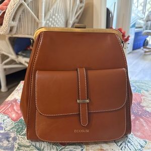 Ecosusi small tan backpack